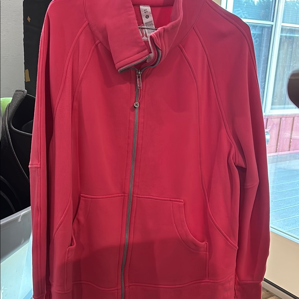 lululemon Pink zip up M/L